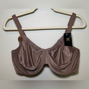 NWT Wacoal 40DD All Day Comfort Underwire Bra 855213 Taupe Brown‎ plus size